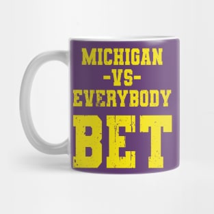 Michigan vs Everybody Bet Mug